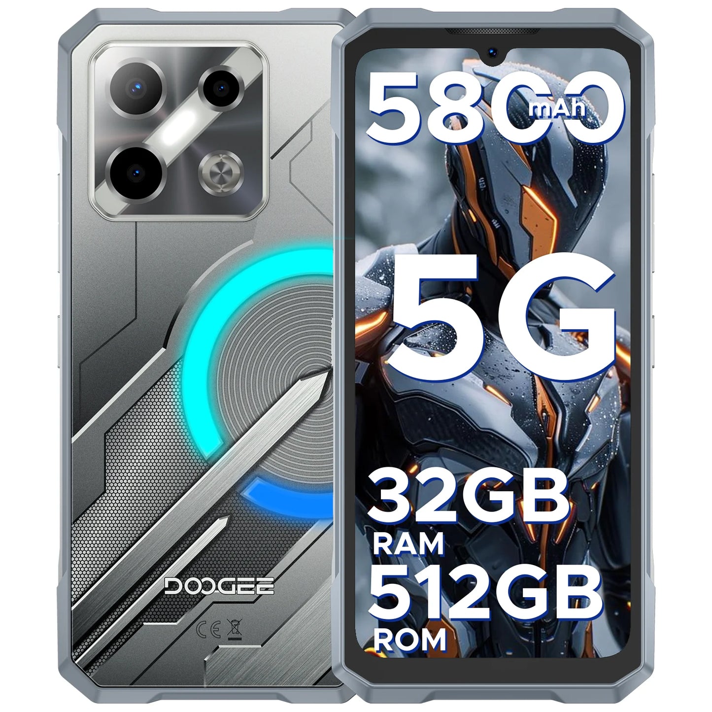 DOOGEE Blade GT Pro 5G Rugged Smartphone With 5800mAh Battery
