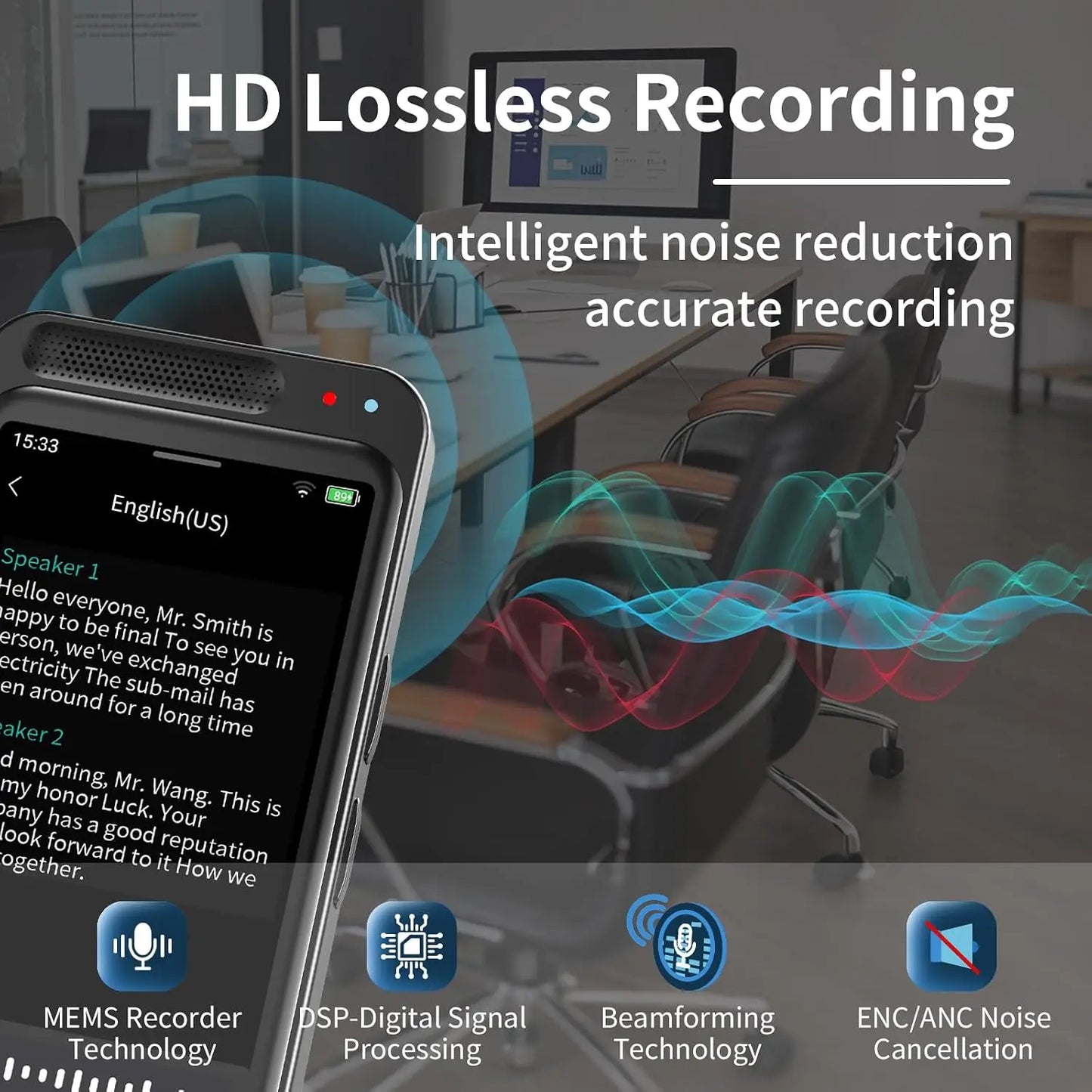 AI Voice Recorder With Transcription And Translation Across 134 Languages