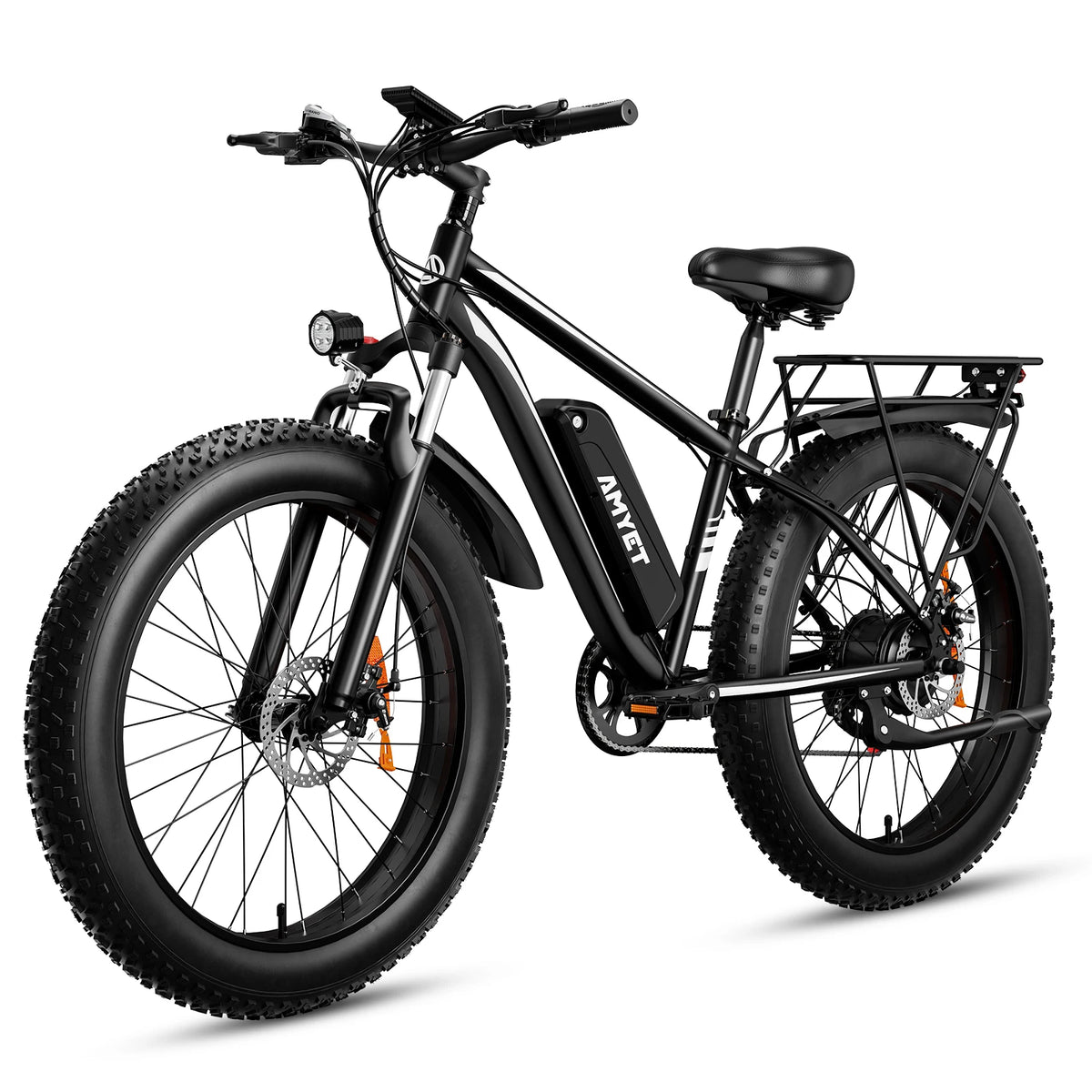 AMYET Electric Mountain Bike 1500W 48V Fat Tire All Terrain