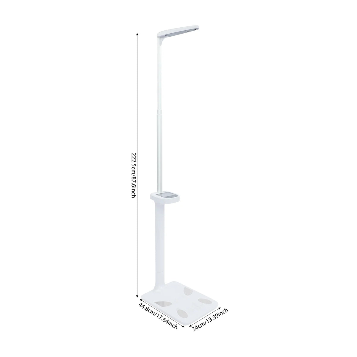 Ultrasonic Height And Weight Scale With Bluetooth BMI Monitor