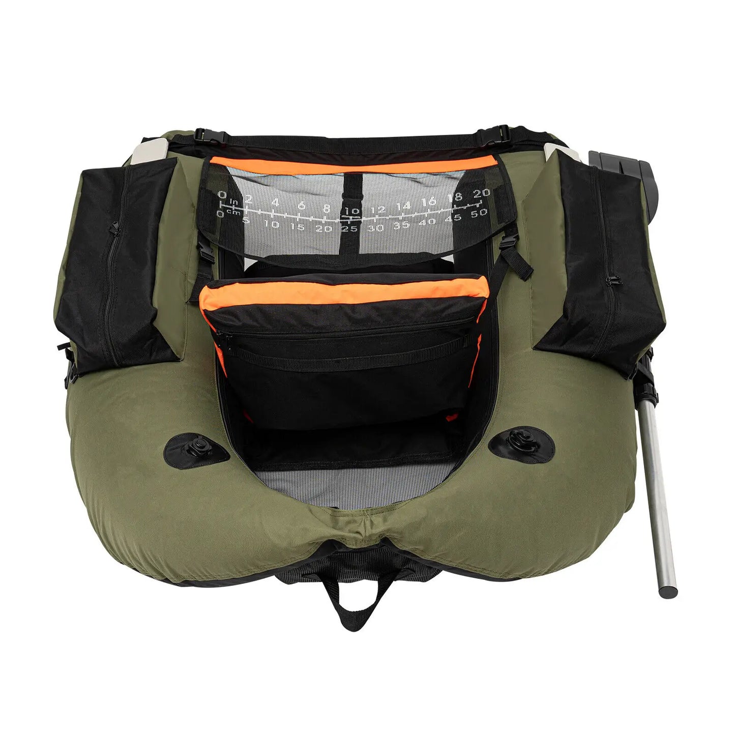 Outdoor Inflatable Fishing Boat With Adjustable Backrest 130kg Load