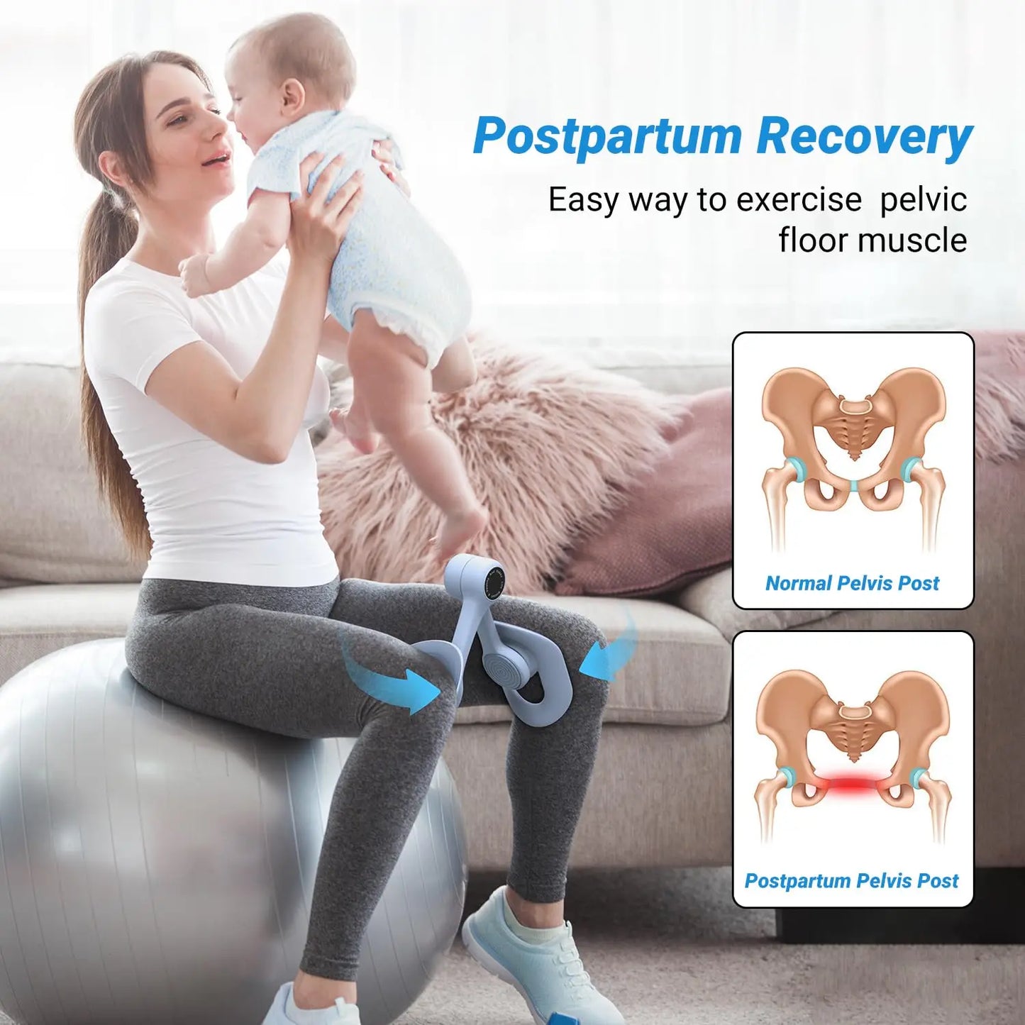 MERACH Pelvic Floor Muscle Trainer Inner Thigh Exercise Device