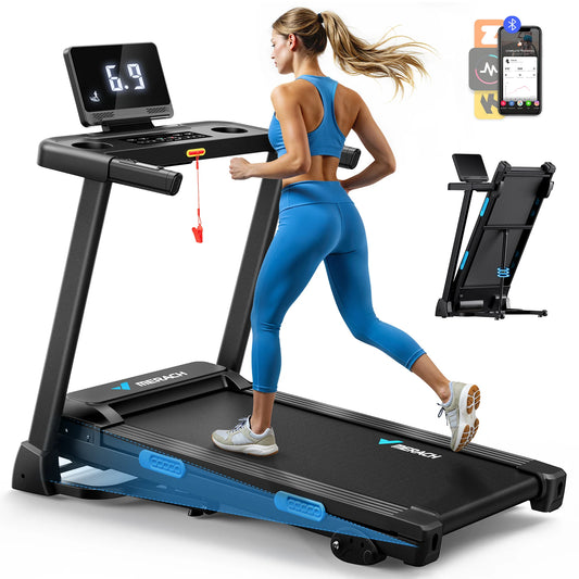 MERACH Foldable Treadmill T12 With Incline And Double Deck