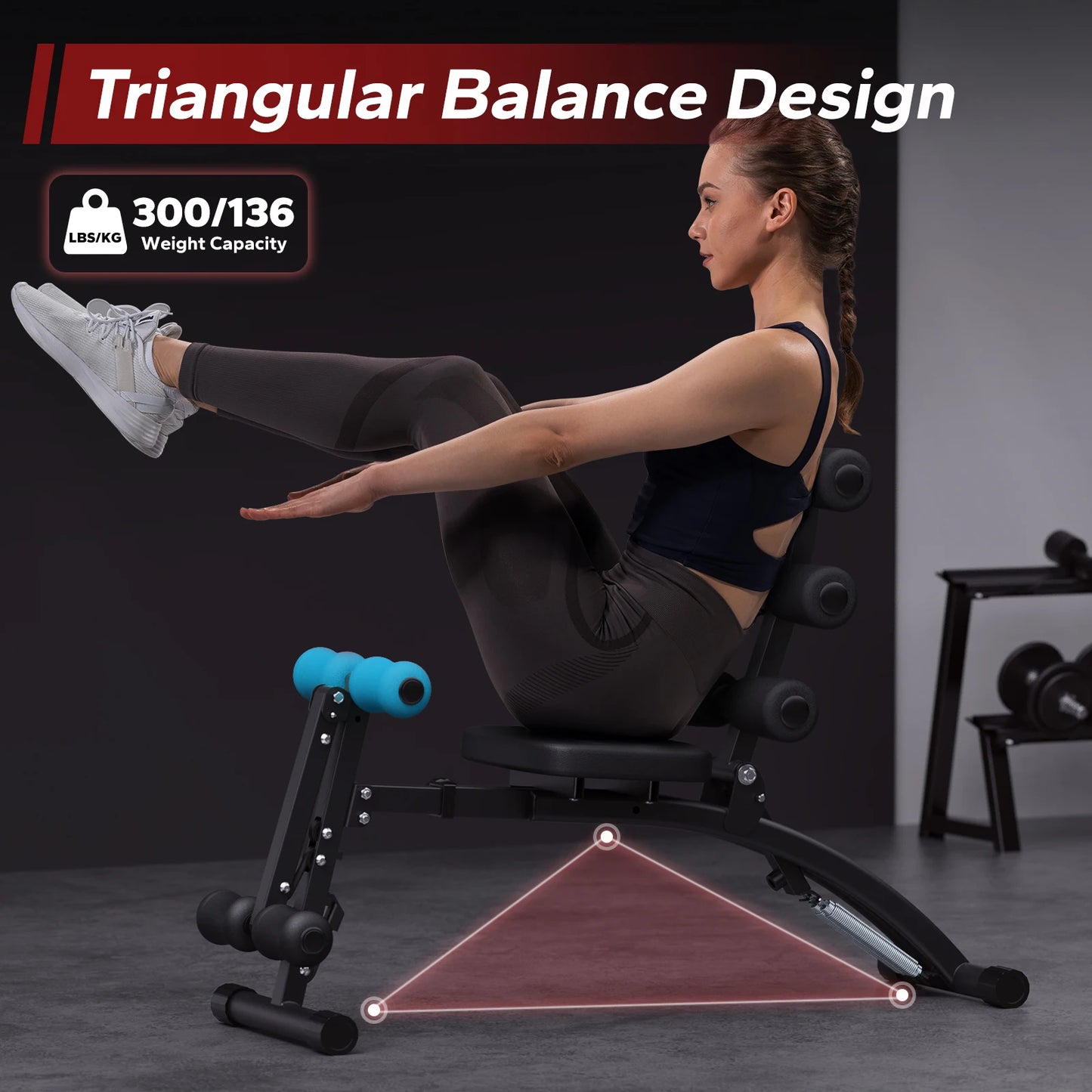 MERACH Ab Machine MultiFunctional Ab Trainer For Home Gym