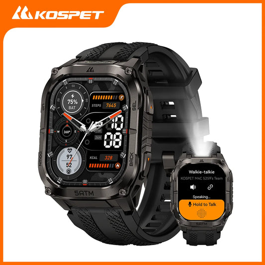 Kospe Tank M4C GPS Smartwatch For Men 5ATM Waterproof