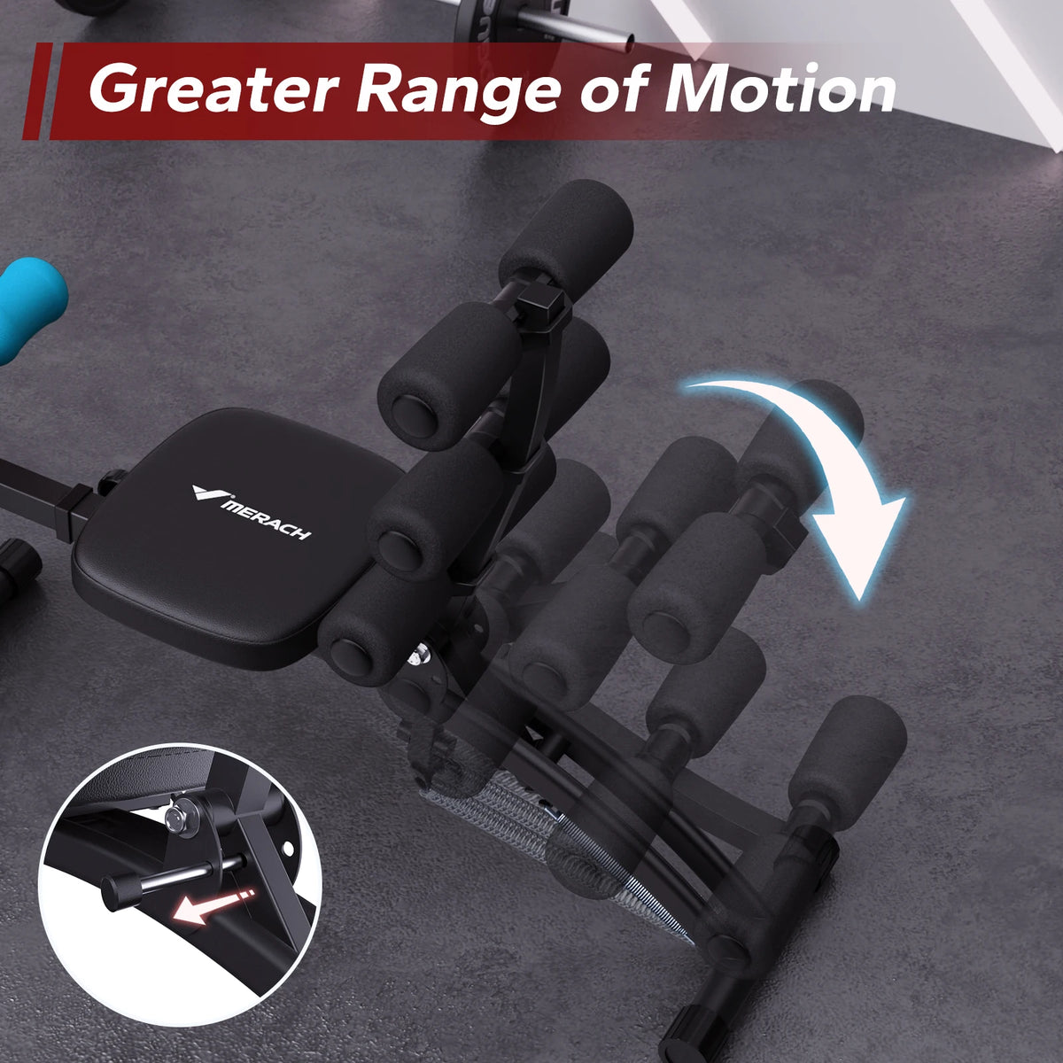 MERACH Ab Machine MultiFunctional Ab Trainer For Home Gym