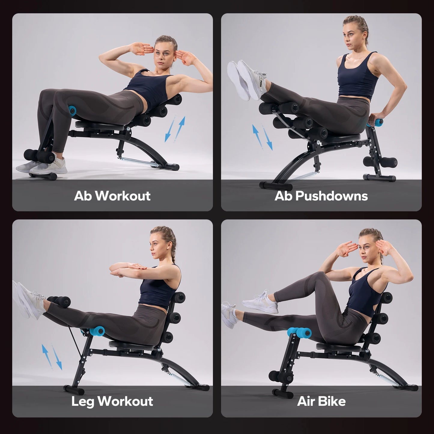 MERACH Ab Machine MultiFunctional Ab Trainer For Home Gym