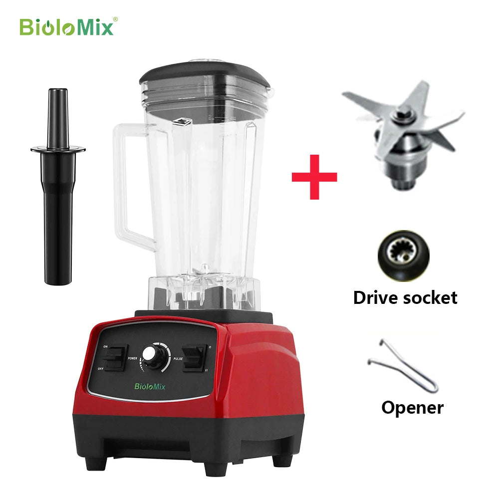 Biolomix 2200W Heavy Duty Grade Blender Mixer Juicer Processor