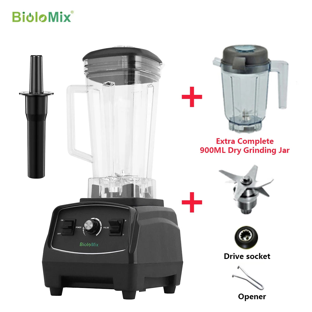 Biolomix 2200W Heavy Duty Grade Blender Mixer Juicer Processor