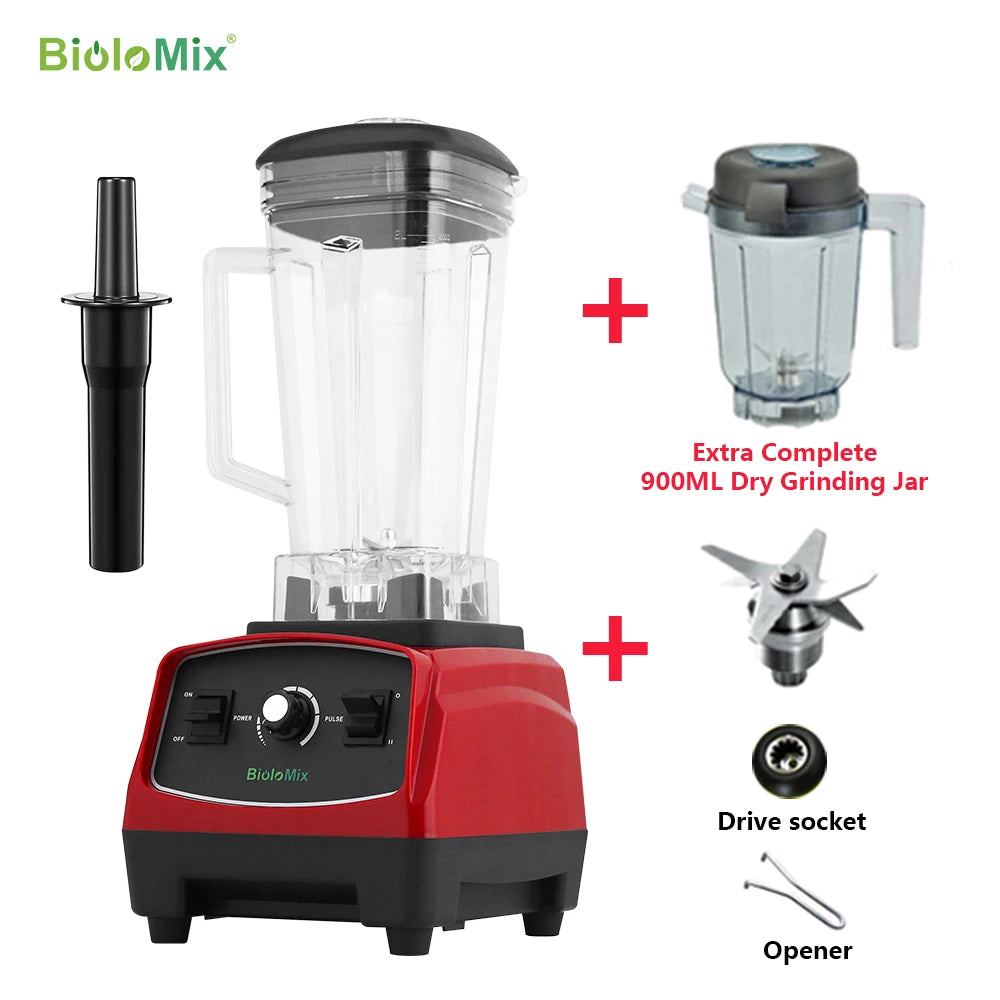 Biolomix 2200W Heavy Duty Grade Blender Mixer Juicer Processor