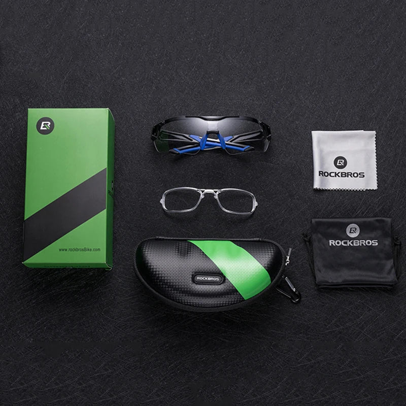 ROCKBROS Photochromic Cycling Glasses UV400 Sunglasses For Men Women