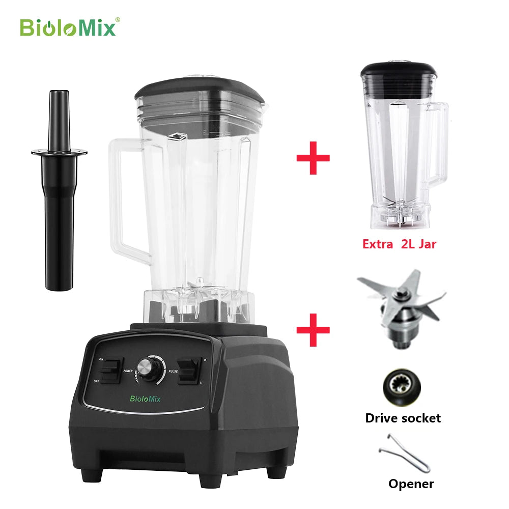 Biolomix 2200W Heavy Duty Grade Blender Mixer Juicer Processor