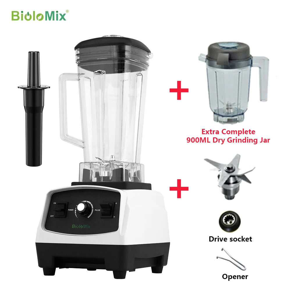 Biolomix 2200W Heavy Duty Grade Blender Mixer Juicer Processor