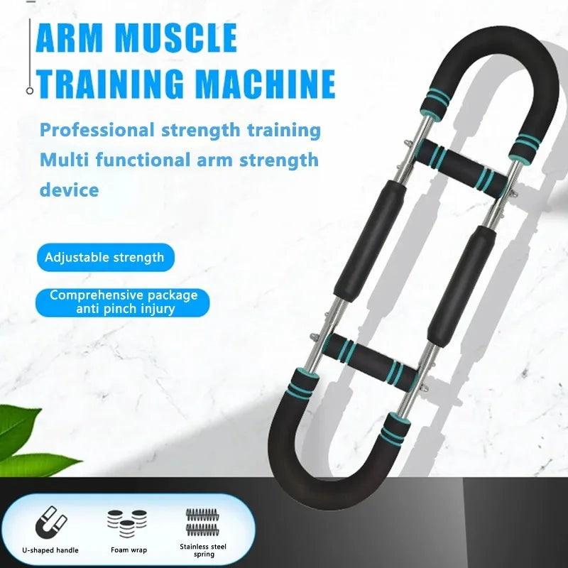 U Shape Arm Gripper And Twister Power Bar Home Workout
