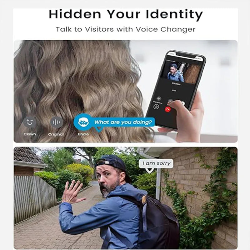 Iegeek 2K Wireless Video Doorbell With Chime And Ai Motion Detection