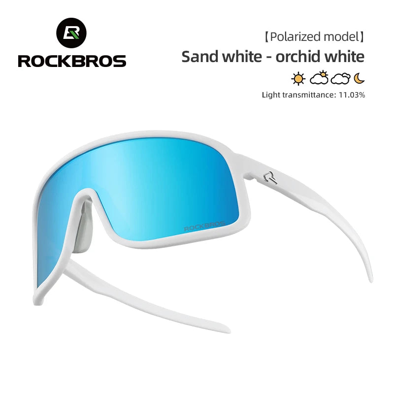 ROCKBROS Cycling Sunglasses UV400 Photochromic Polarized Unisex Sports Eyewear