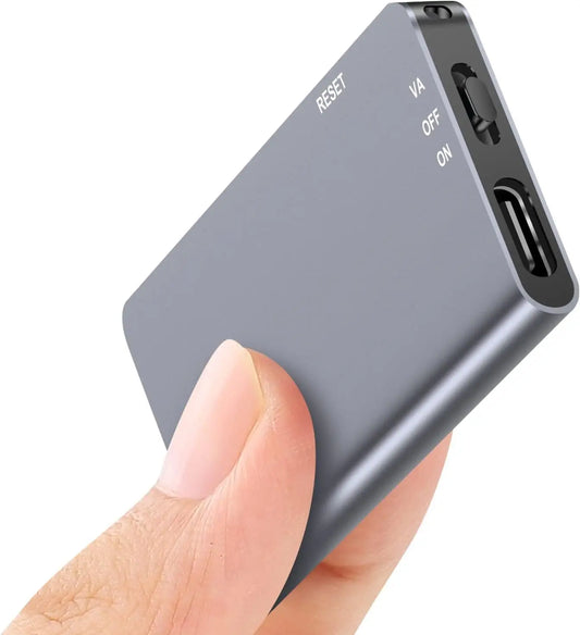 Voice Recorder With AI Noise Reduction And 40 Hour Recording Magnetic Design
