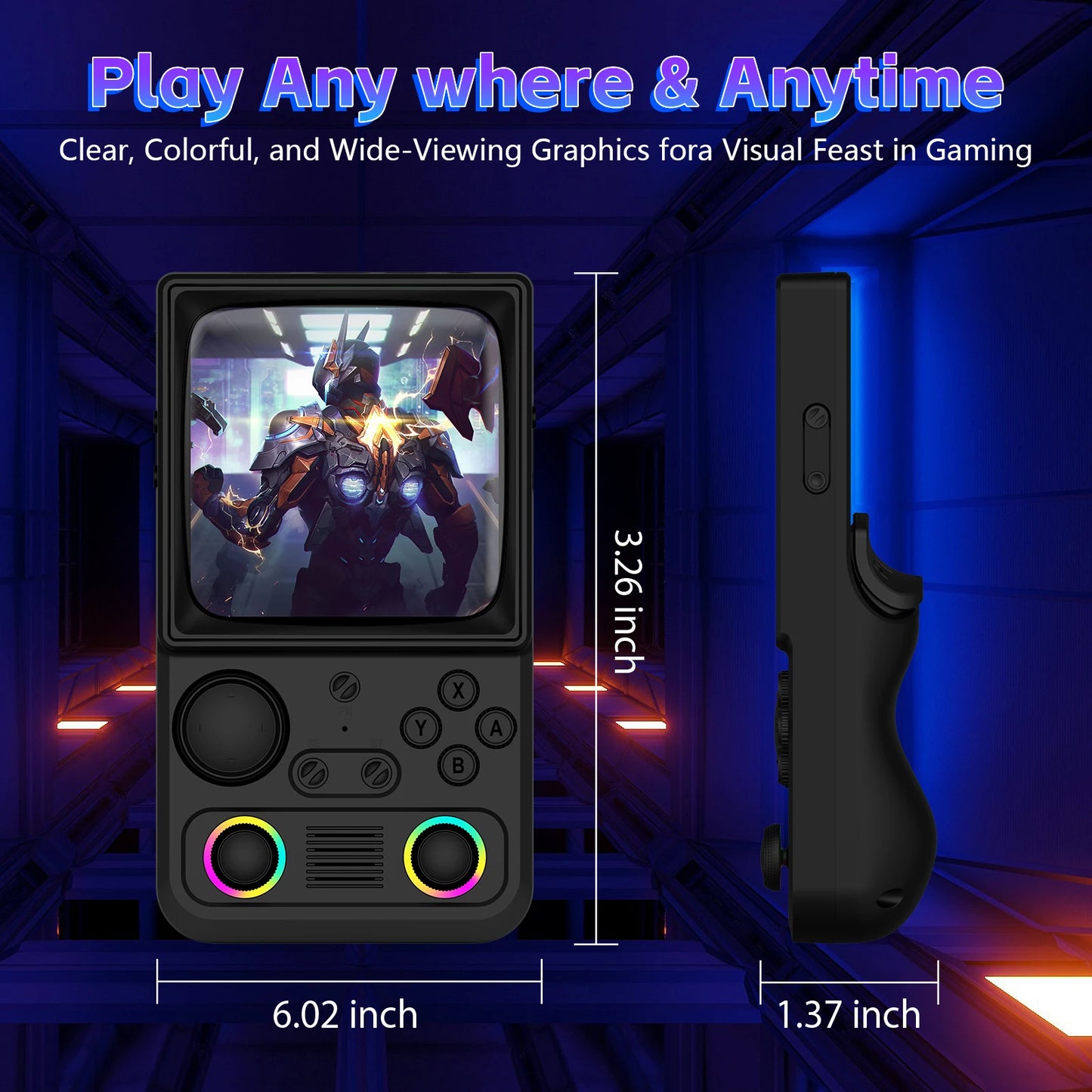 AISLPC RG40 MAX Handheld Game Console Portable Wireless Gaming System