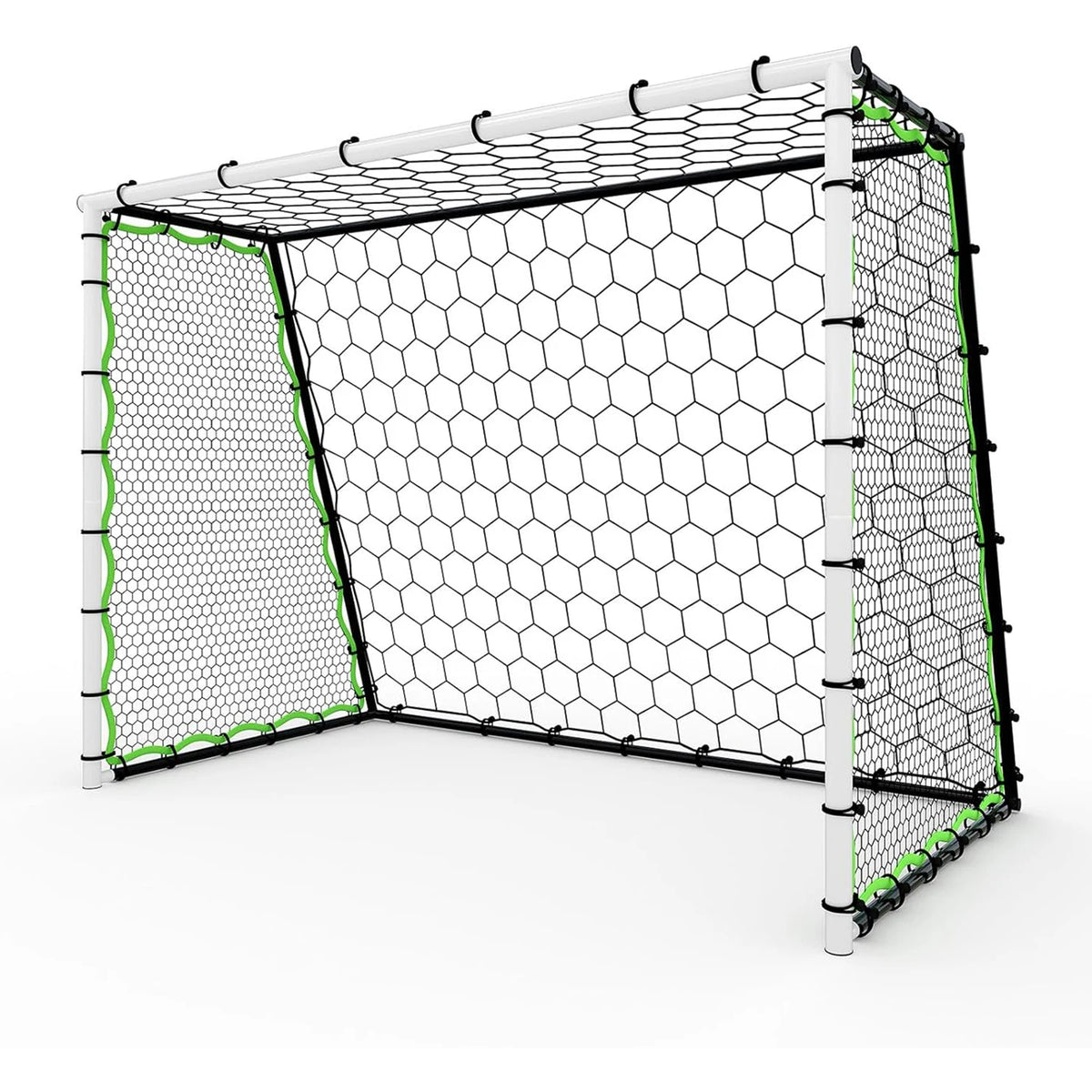 Portable Heavy Duty Soccer Goal Metal Frame Mesh Rebounder Net With Carry Bag