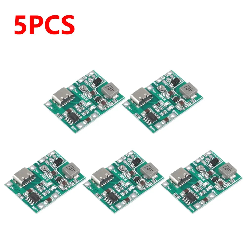 TP4056 Lithium Battery Charger Module DC Boost Type C