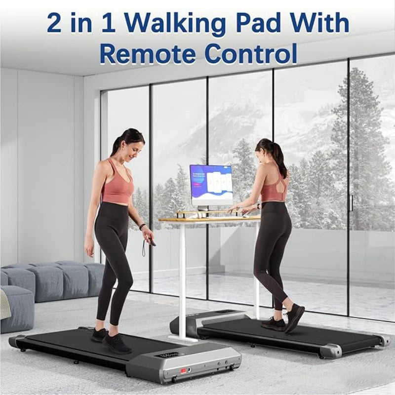 Superun 2in1 Home Treadmill, 2.5HP, 300lb Capacity