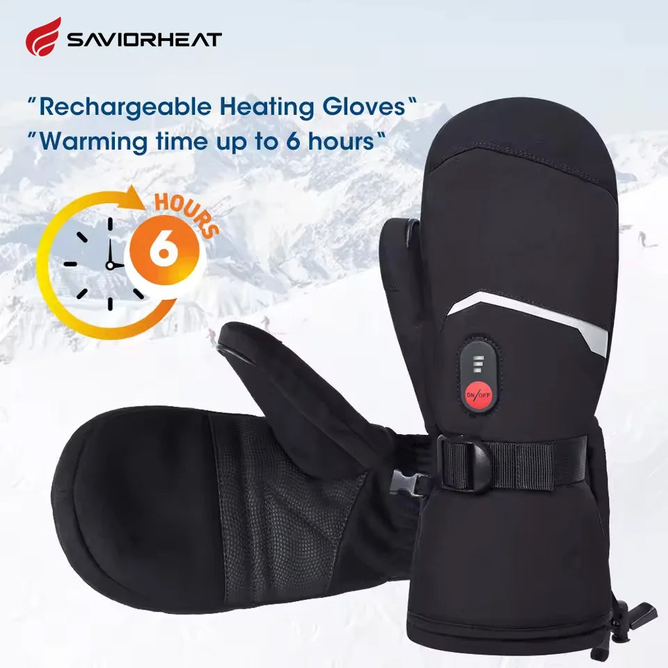 Savior Heat Heated Mittens For Men And Women Battery Gloves