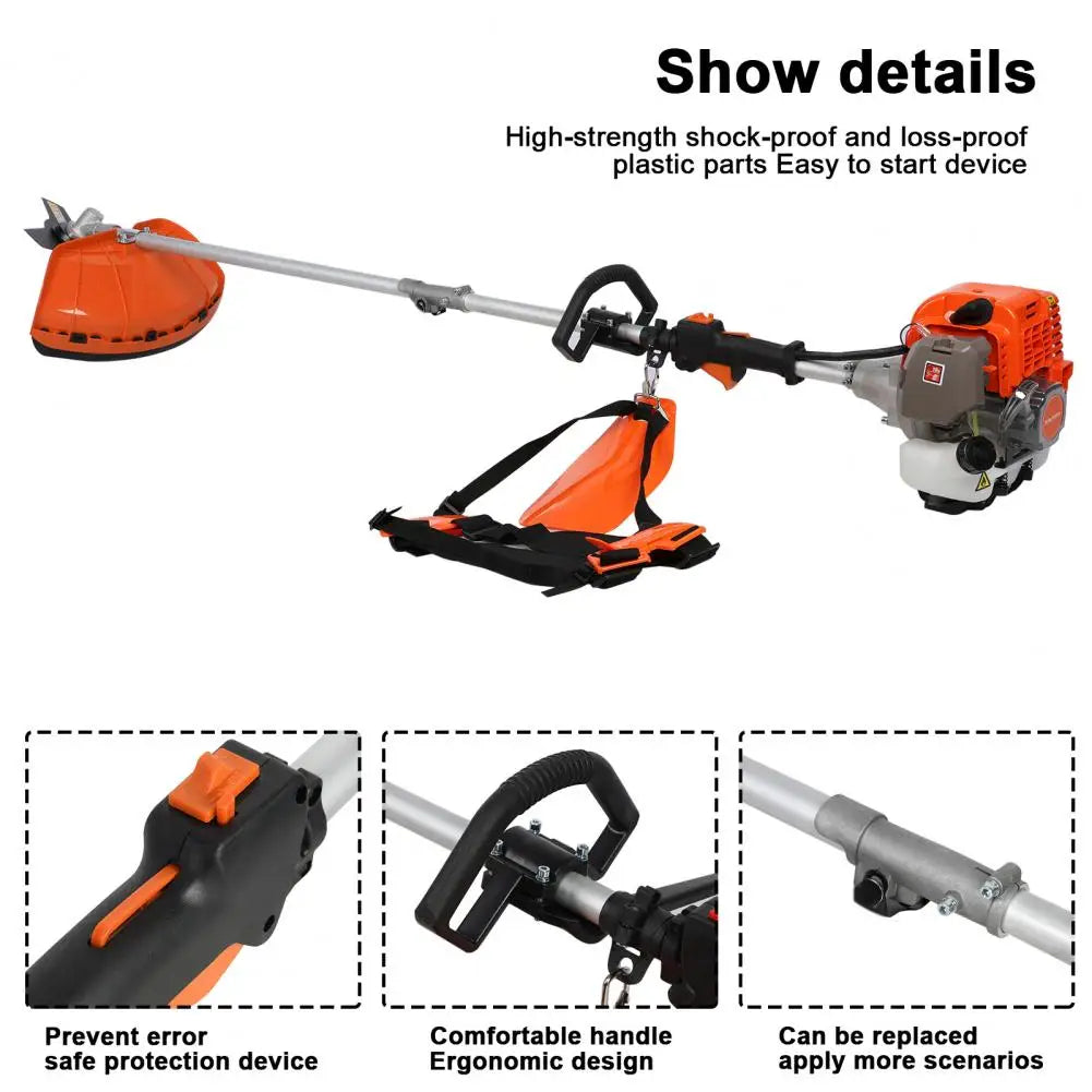 Five In One Garden Mower Trimmer Hedge Pruner Weeder