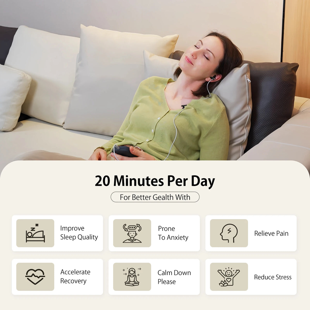 ZENOWELL Vagus Nerve Stimulation For Sleep And Anxiety Relief