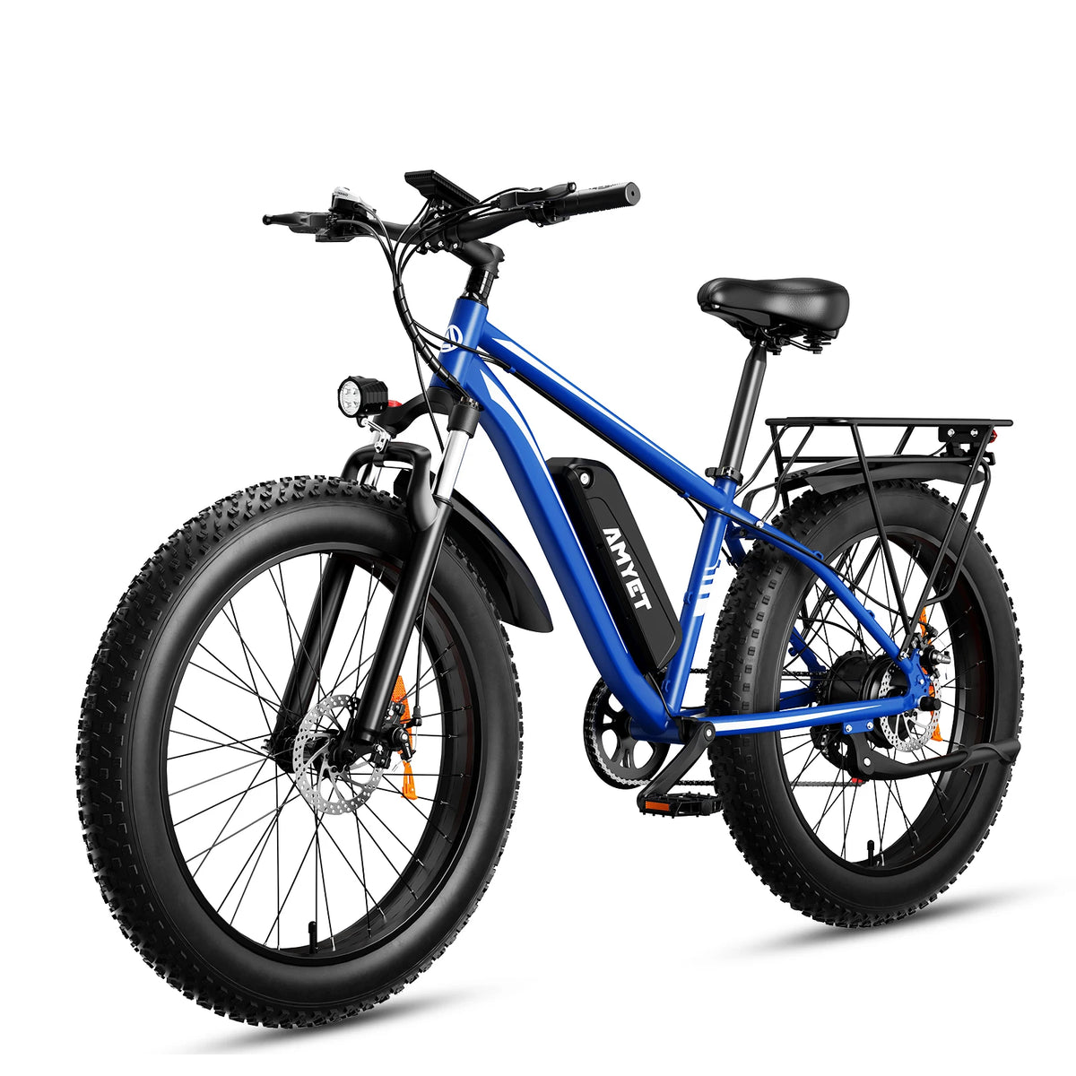 AMYET Electric Mountain Bike 1500W 48V Fat Tire All Terrain