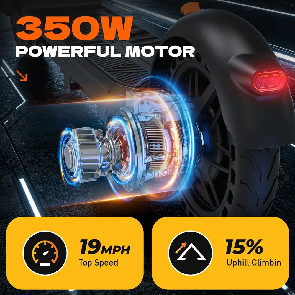 HeroPick C8 Adult Electric Scooter 350W Foldable 19 MPH