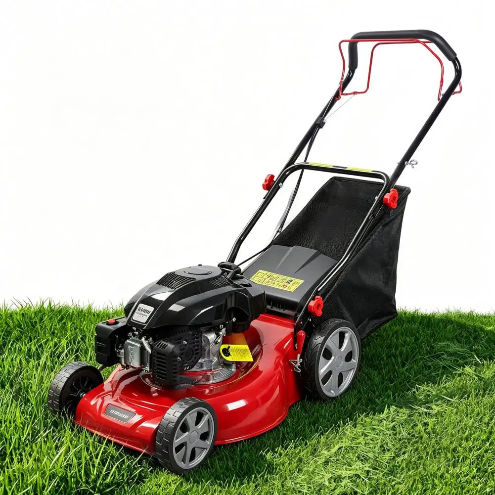 Self Propelled 141cc 4-Stroke Petrol Lawn Mower With Big Wheels