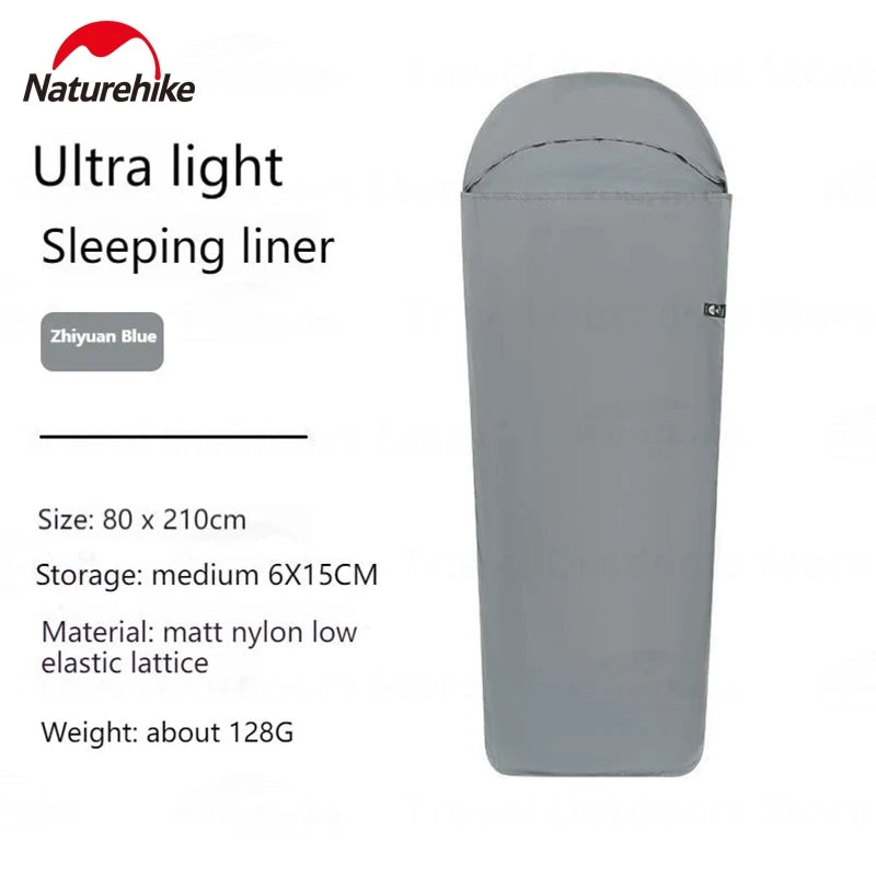 Ultralight Sleeping Bag Liner 128g For Camping And Travel
