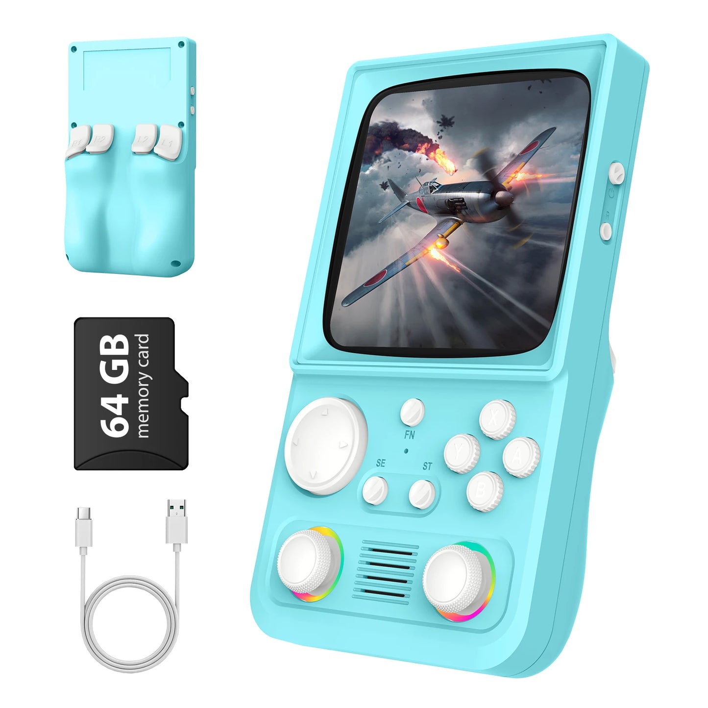 AISLPC RG40 MAX Handheld Game Console Portable Wireless Gaming System