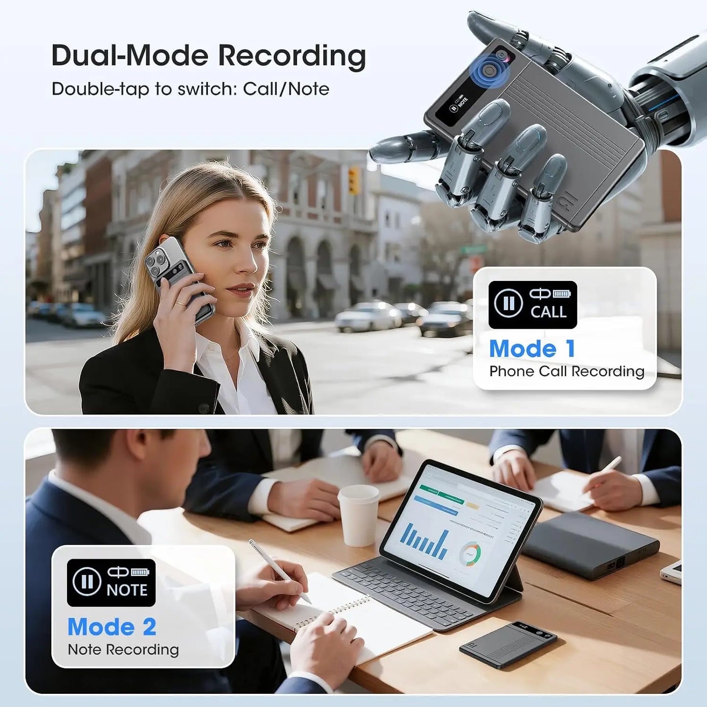 AI Voice Recorder Transcription and Summaries in 118 Languages