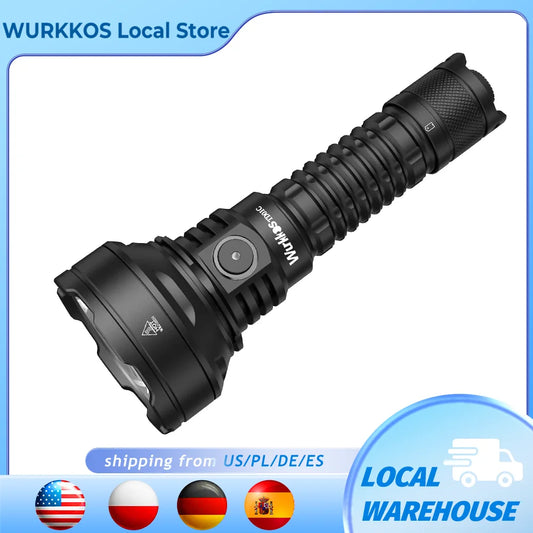 Wurkkos TD01C 21700 Rechargeable Tactical Flashlight 1800 Lm
