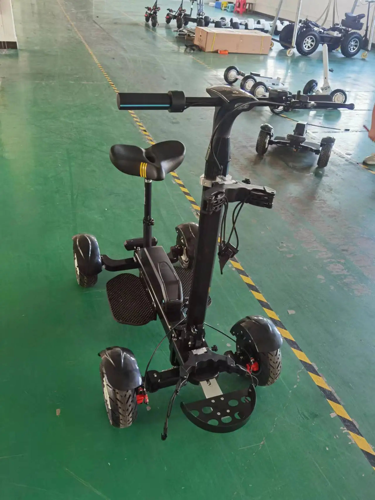 AESWGOF 2400W Electric Golf Cart High Power Folding Scooter