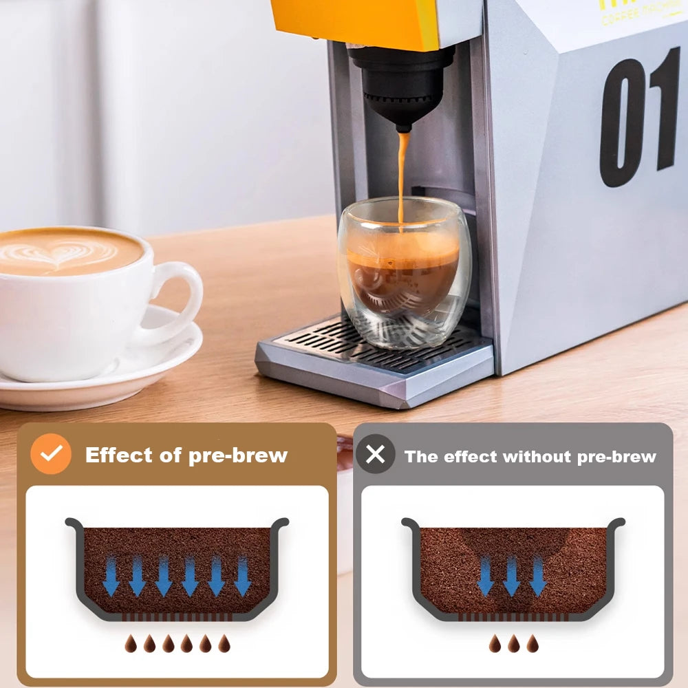 Capadeli 4in1 Espresso Machine Compatible K Cup Nespresso Ground Coffee