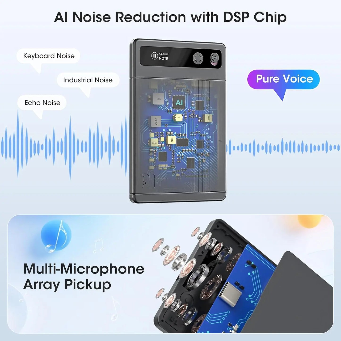 AI Voice Recorder Transcription and Summaries in 118 Languages