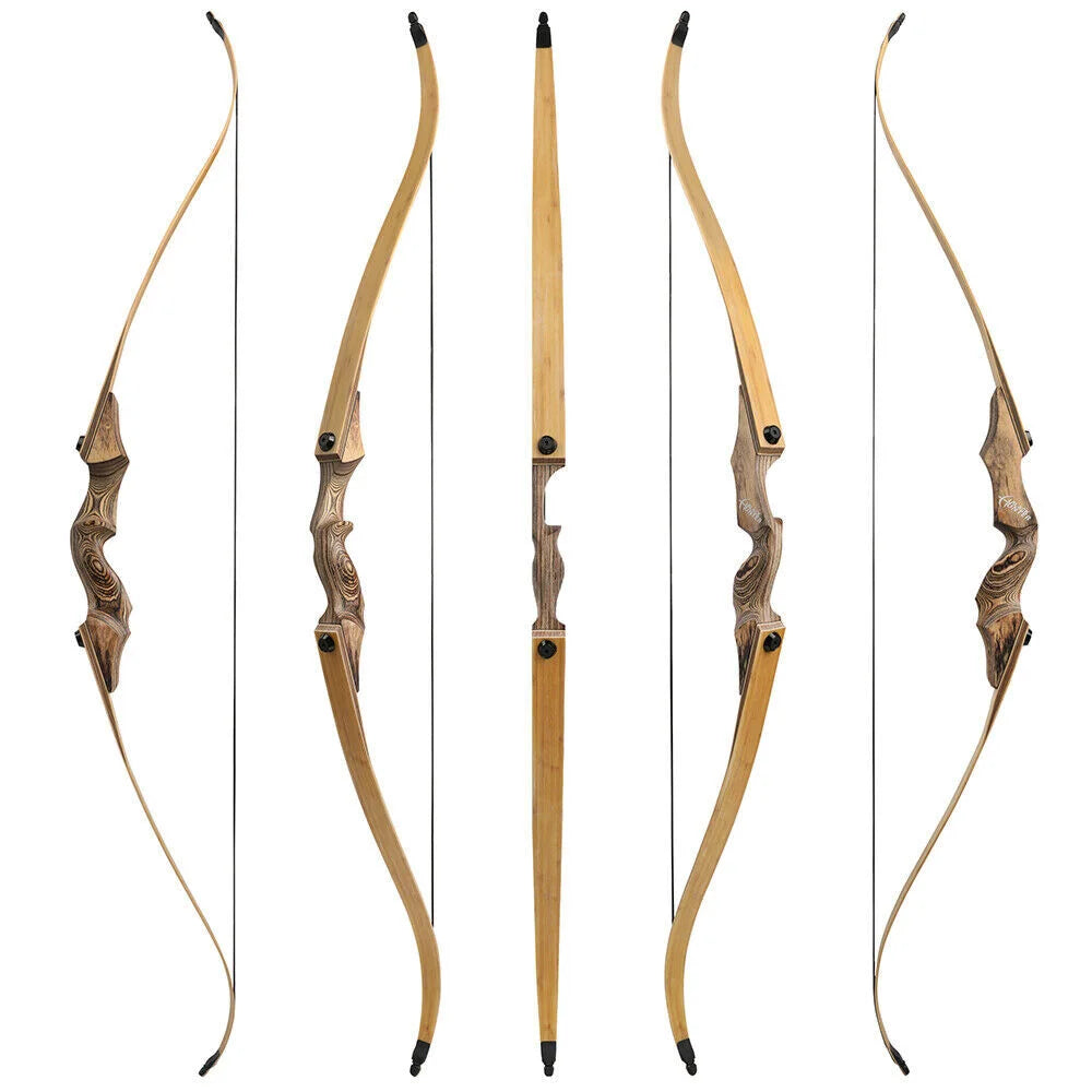 60 Inch Takedown Recurve Bow With Arrows For Hunting And Training
