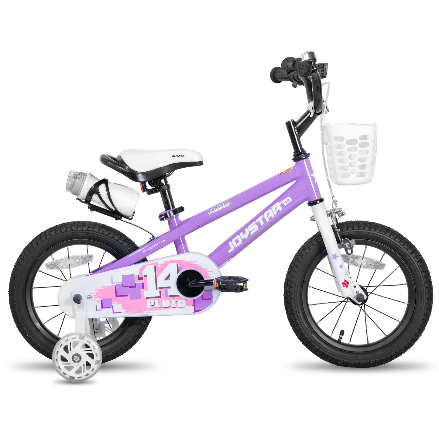 JOYSTAR Kids Bicycle 3-12 With Light Up Training Wheels