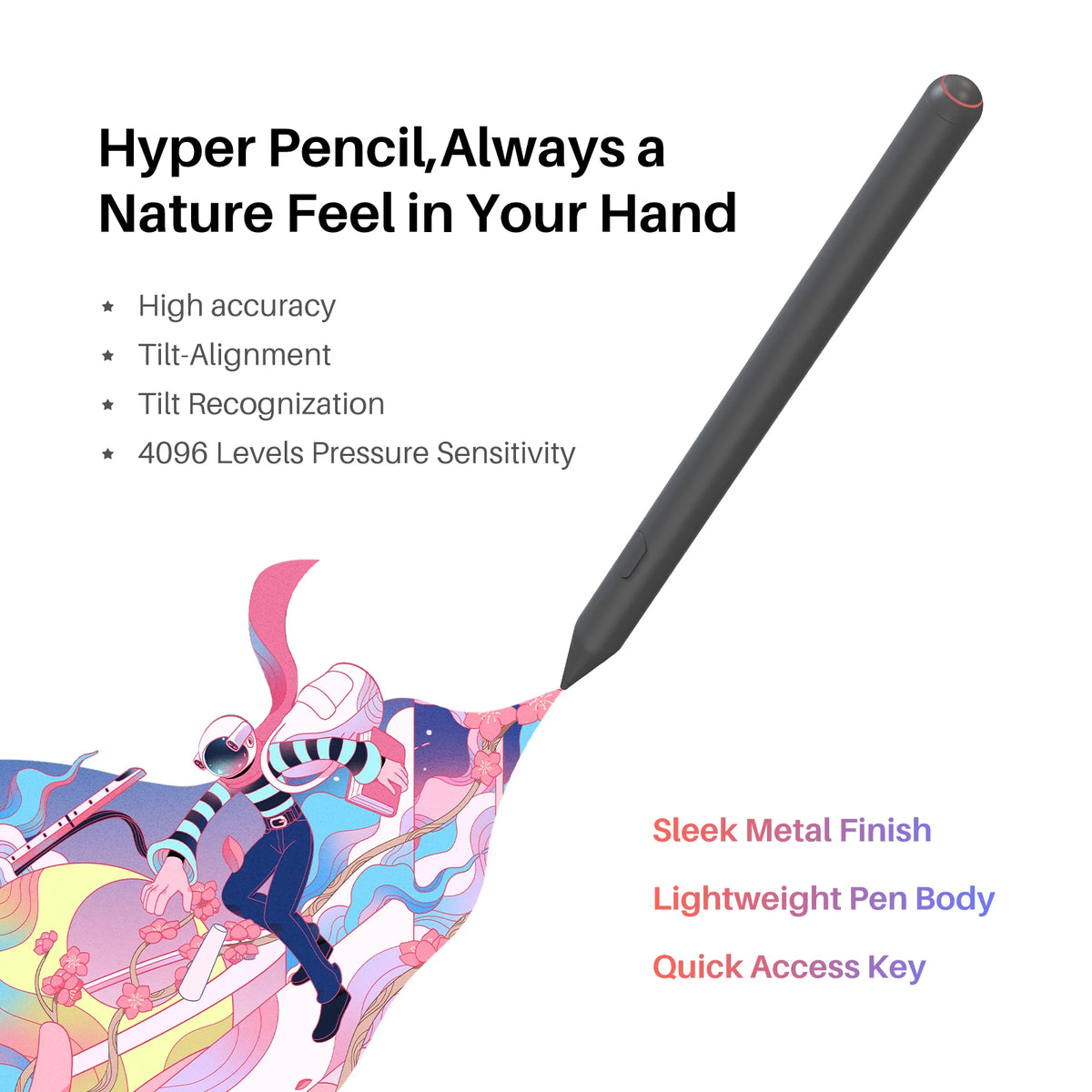 Huion Kamvas Slate Drawing Pad Tablet Android Graphic