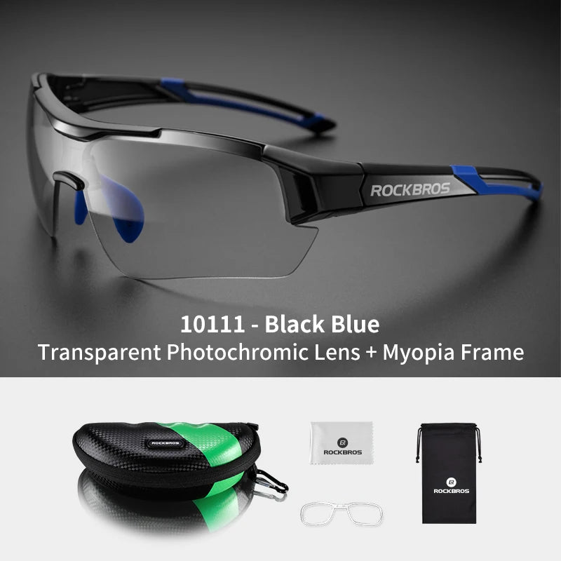 ROCKBROS Photochromic Cycling Glasses UV400 Sunglasses For Men Women