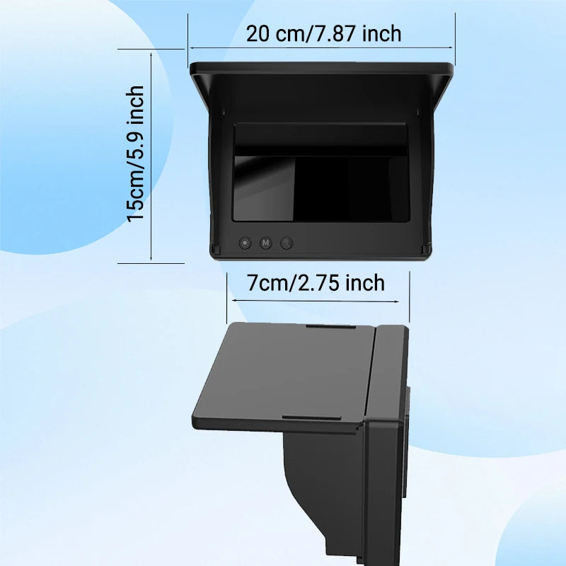 IP68 Underwater Fishing Camera With Monitor Portable Night Vision Depth