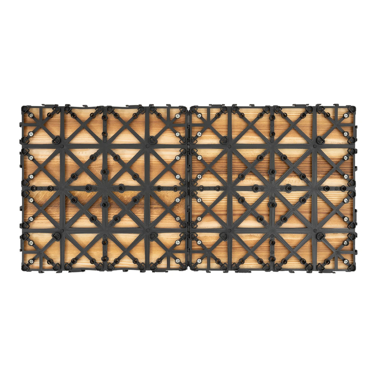 Wood Plastic Composite Interlocking Deck Tiles for Outdoor Patios