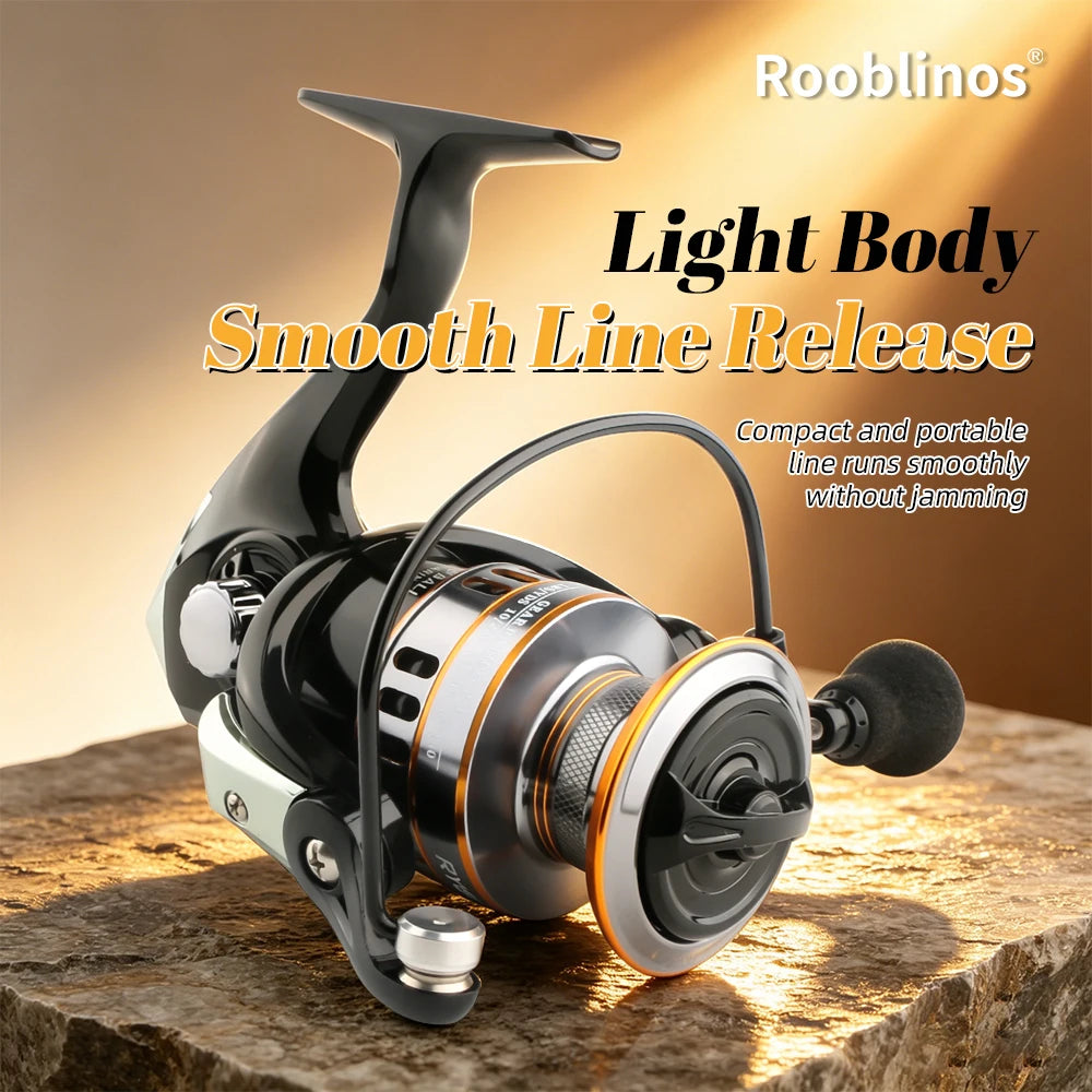 Rooblinos Ry Lure Spinning Fishing Reel 5.2 To 1 Gear