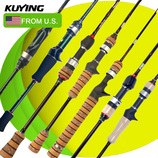 Kuying Teton Carbon Fishing Rod Casting Spinning Lure River Stream
