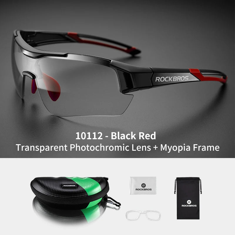 ROCKBROS Photochromic Cycling Glasses UV400 Sunglasses For Men Women