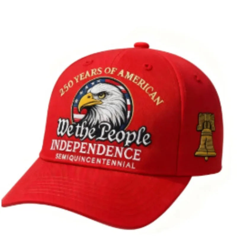 Patriotic USA Baseball Cap Embroidered Hat For History Enthusiasts