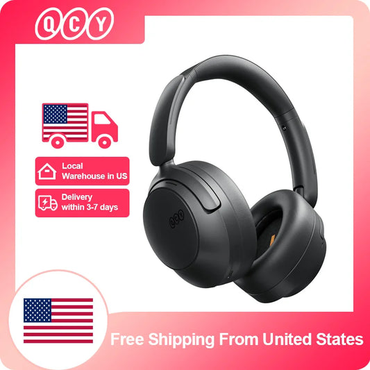 QCY H3S Over Ear ANC Bluetooth Headphones LDAC Spatial Sound
