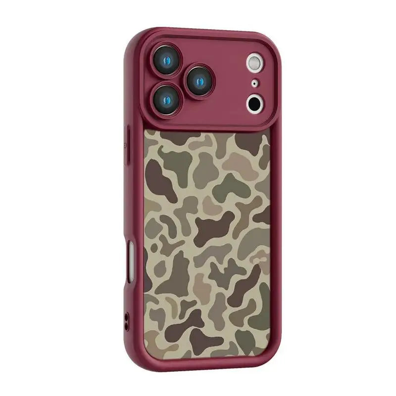 Shockproof Camouflaged TPU Case For iPhone 11 To 17 Pro
